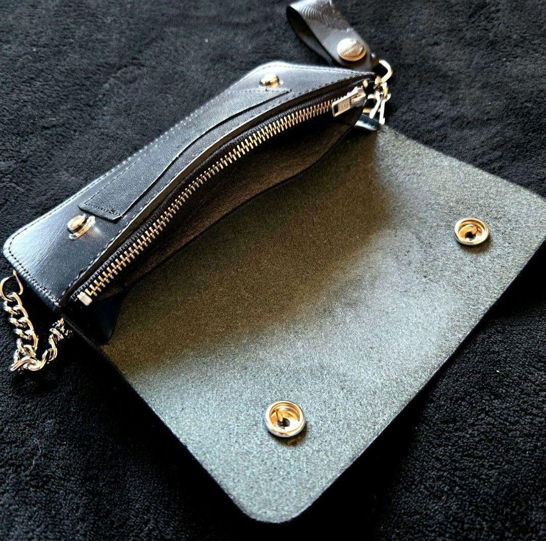 新品　USA製　トラッカーウォレット　ハーレー　バイカー　山田蓮　TSY