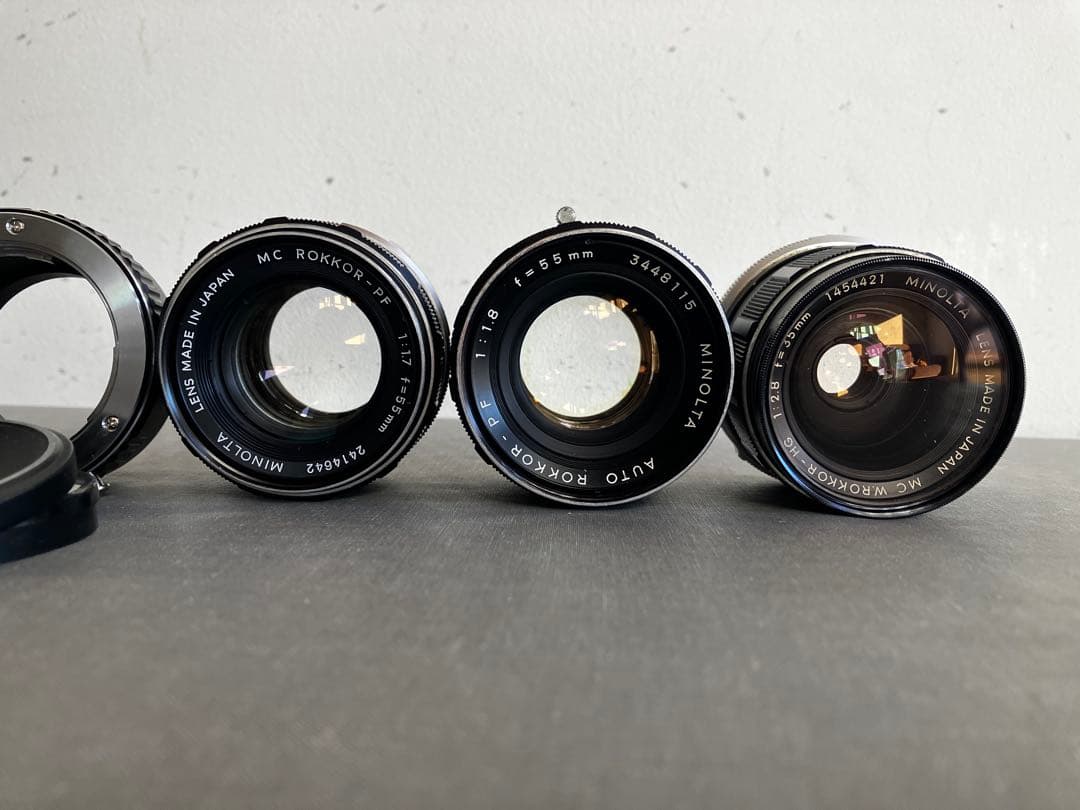 【セット】Minolta ROKKOR マウントアダプター付