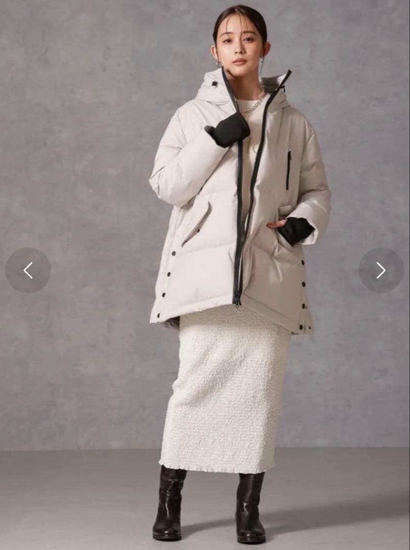 西川ダウン®ソロテックスAラインダウン　オフホワイト　M