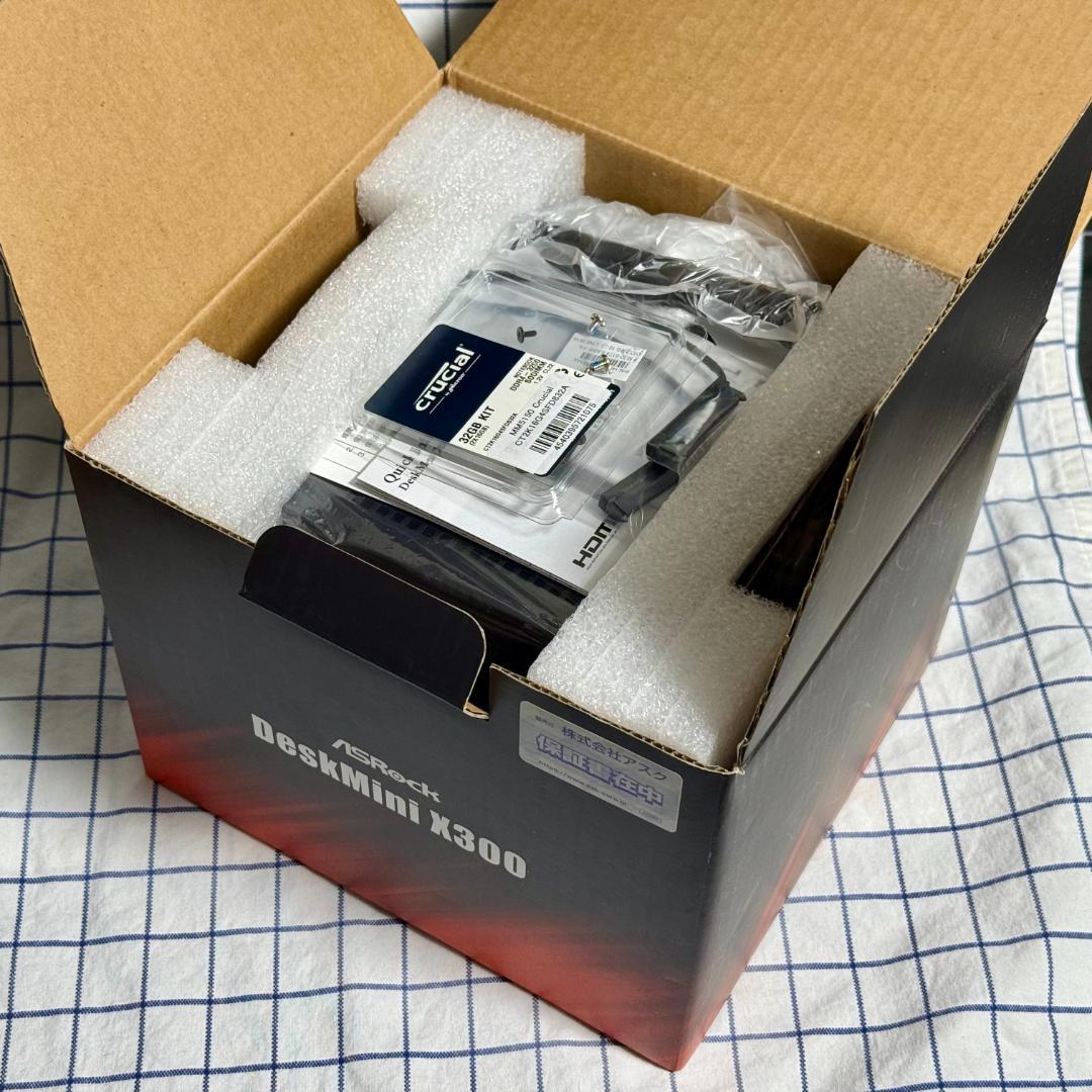 Deskmini X300 組込 Ryzen5 5600G/32GB/500GB