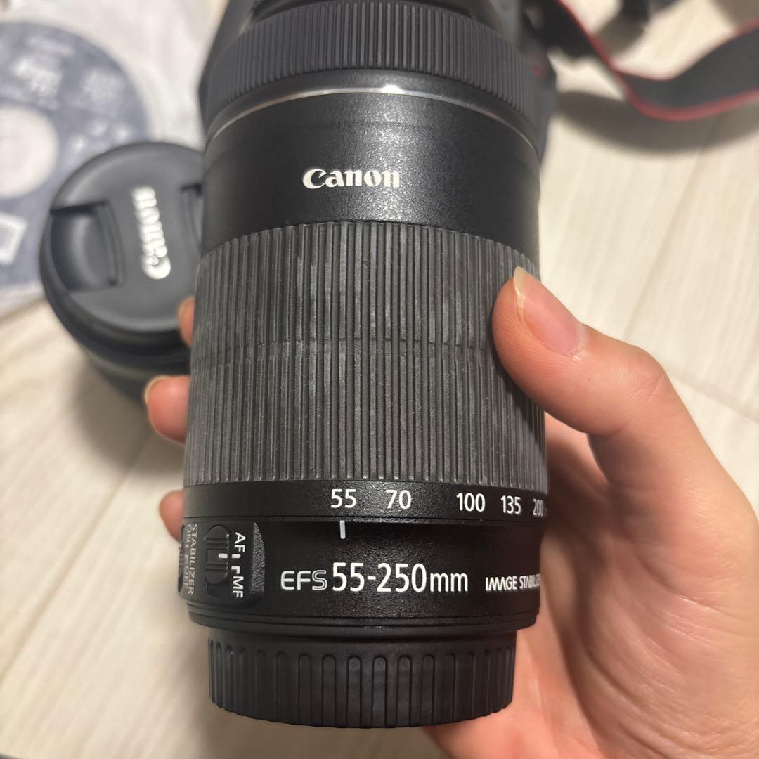 箱つき⭐︎Canon EOS Kiss X8i ダブルズームキット➕レンズ