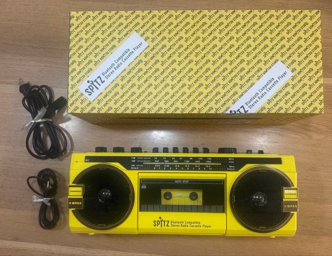 スピッツ【ひみつスタジオ】Bluetooth対応ステレオラジカセ限定品