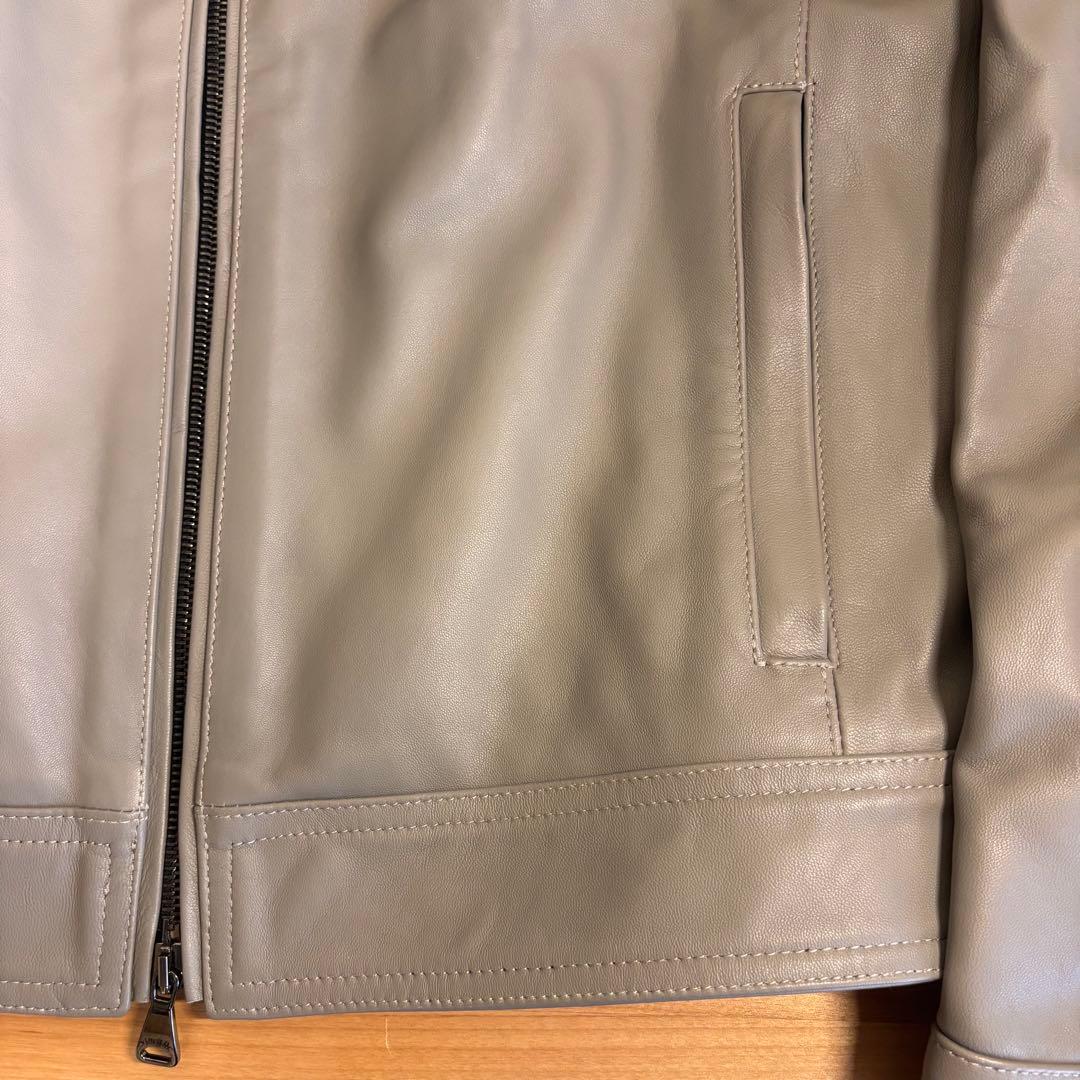 k*k様 EMMETI ブリッラペルイルグスト別注 ラムスキンシングルライダース