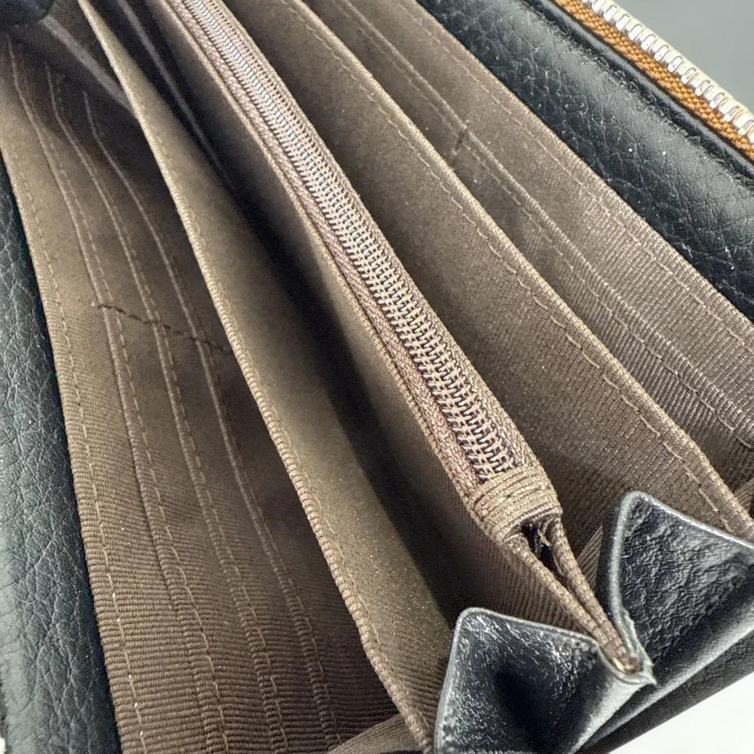 ゴールド ヘビ革 長財布