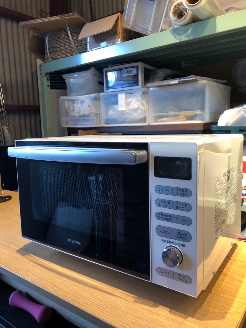 IRIS OHYAMA オーブンレンジ 2021年製　MO-F1805-W