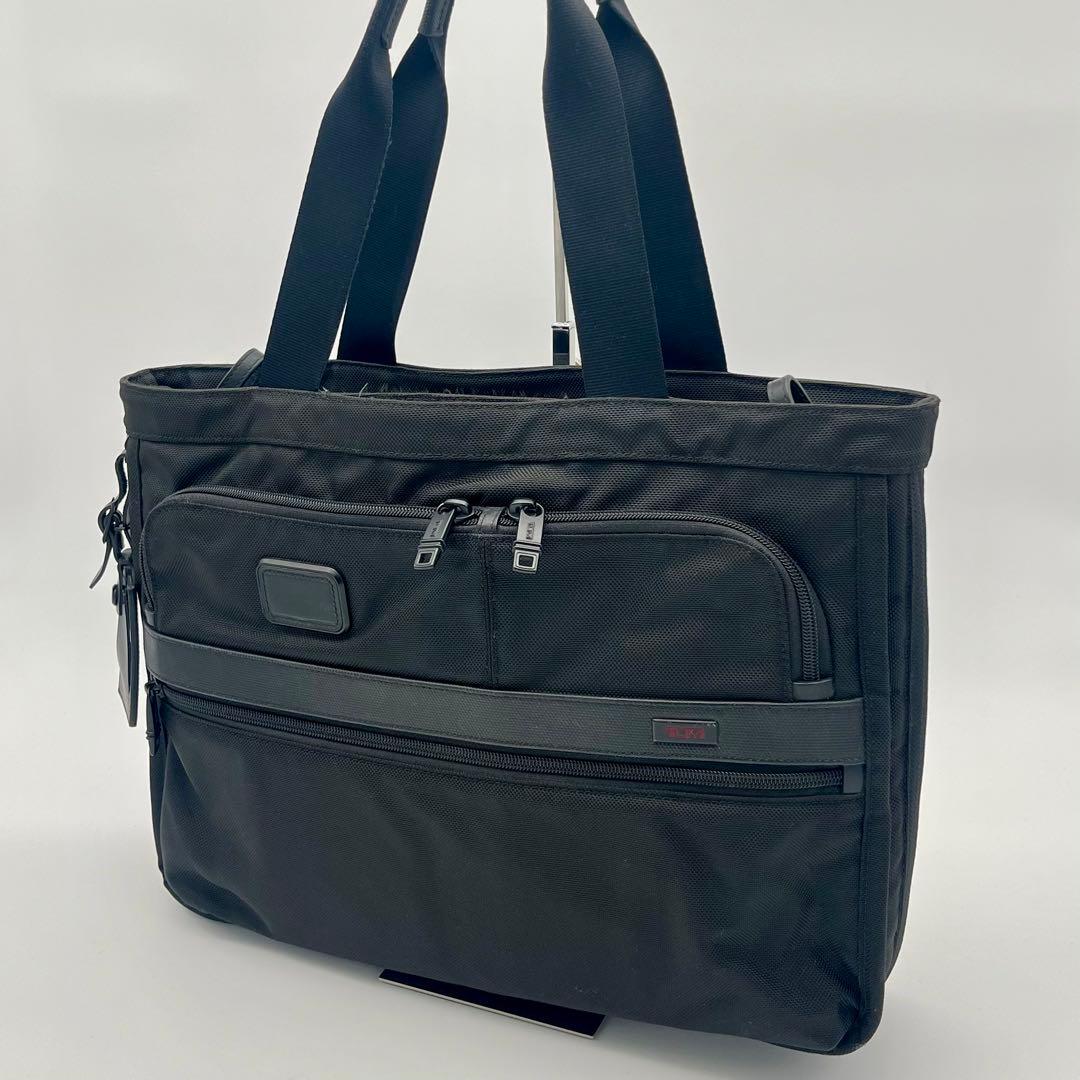 極美品 TUMI アルファ3 ビジネス トートバッグ A4 拡張26168D2E
