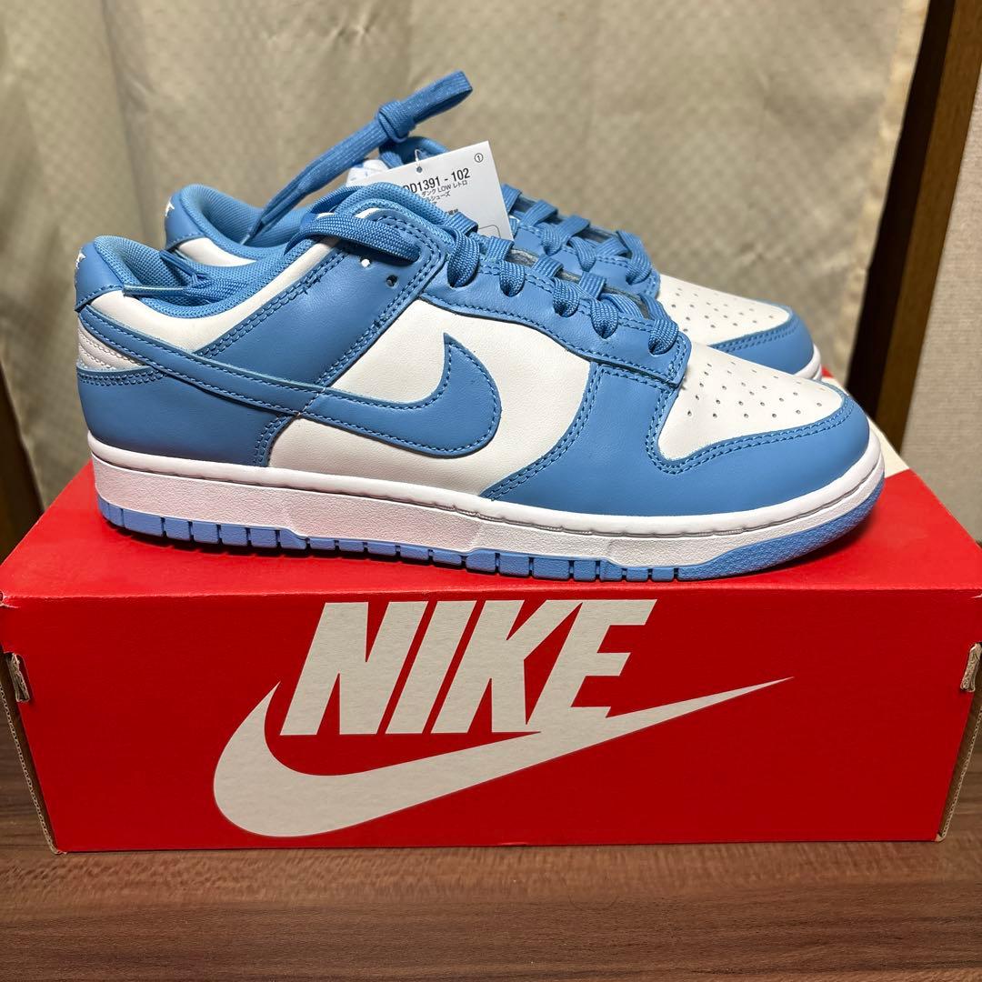 靴 Nike Dunk Low \"University Blue\"