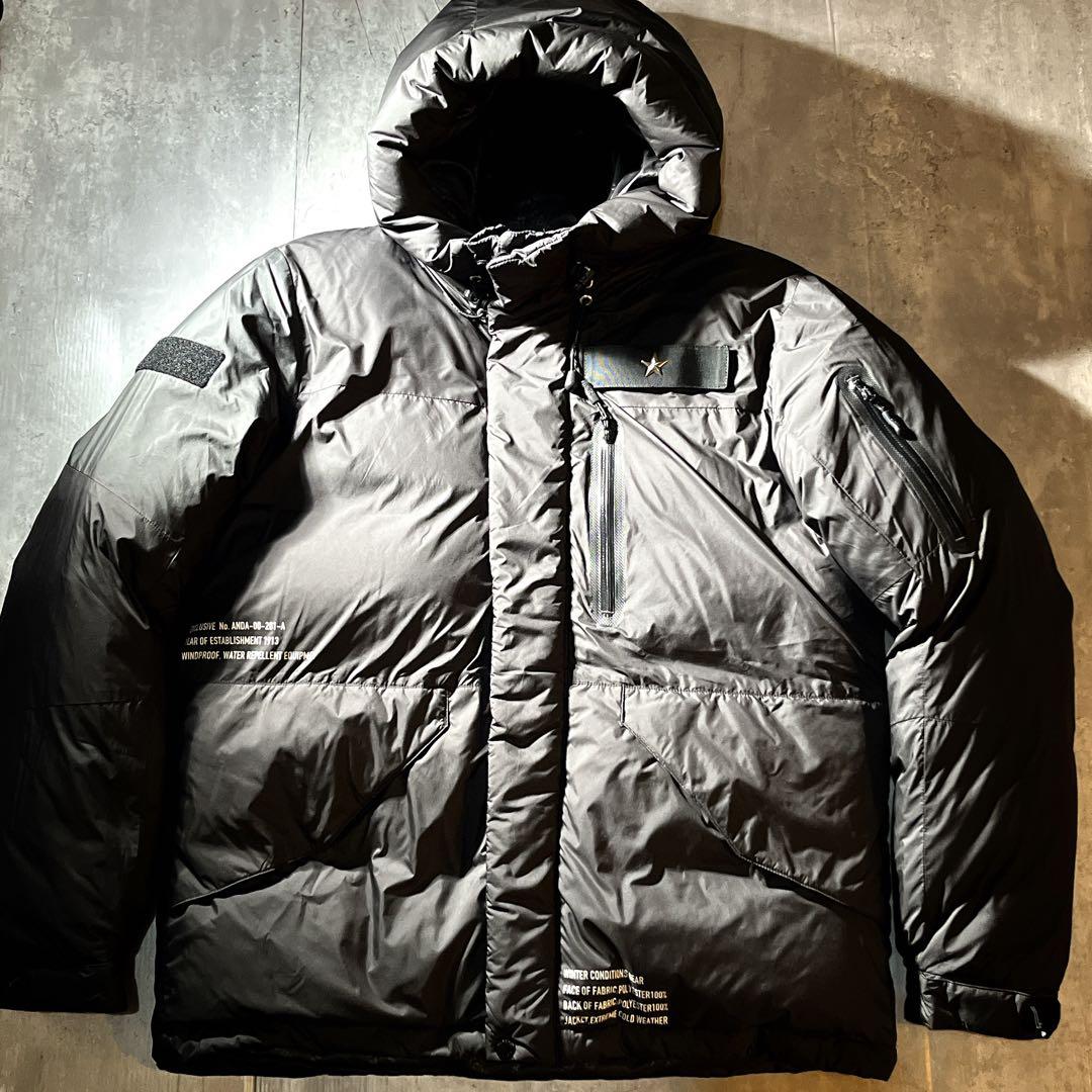 美品　希少別注　Schott×And A フェザー　ダウンジャケット　アメカジ