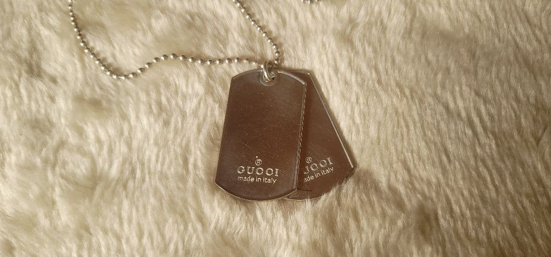Gucci ドッグタグネックレス イタリア製