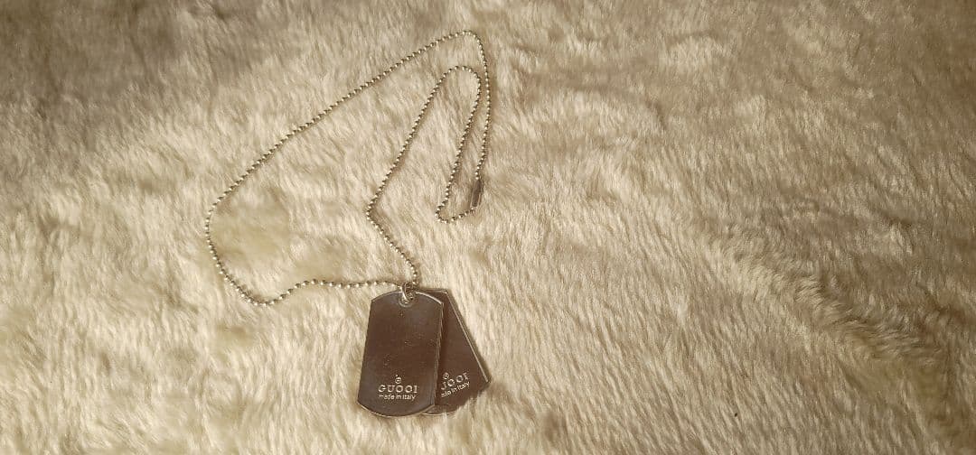 Gucci ドッグタグネックレス イタリア製