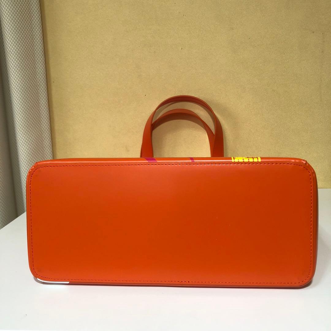 ヒステリックグラマー　本革トートバッグ　オレンジ