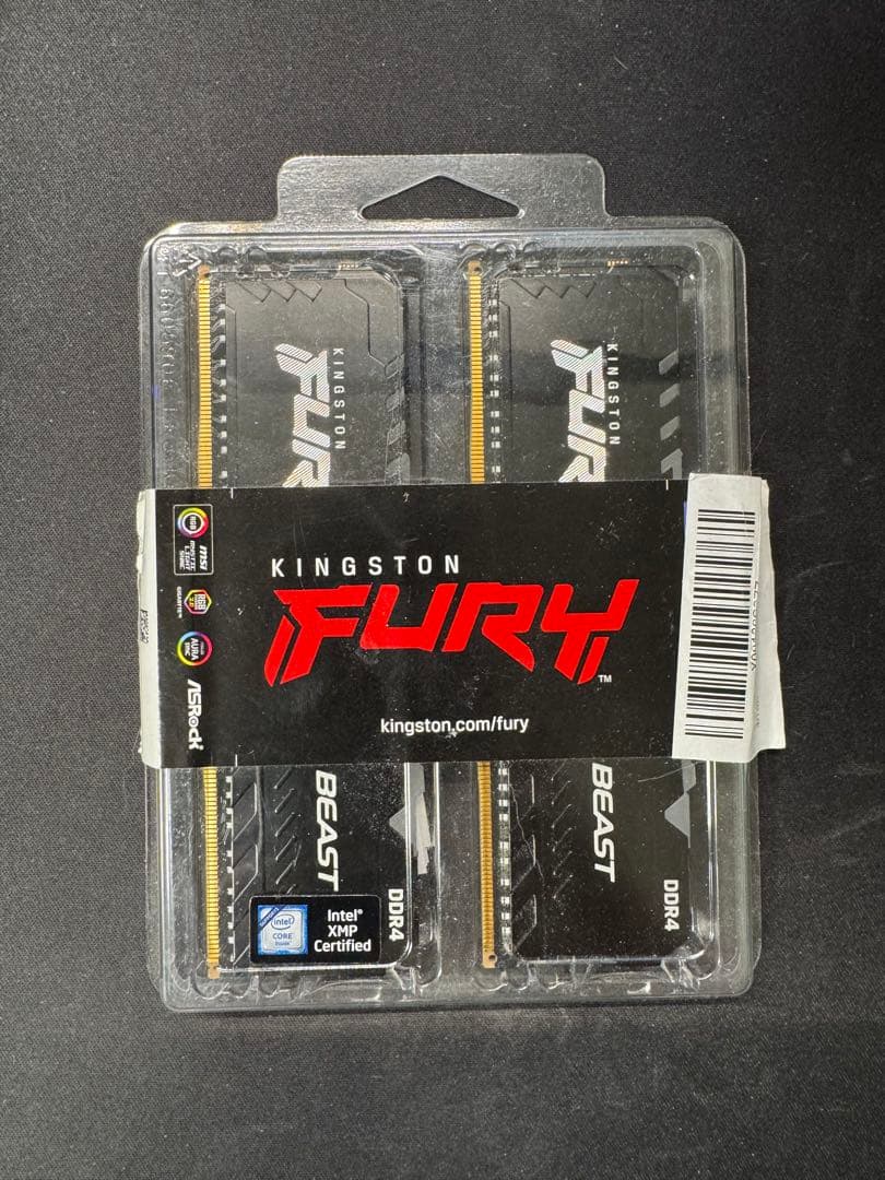 Kingston FURY Beast RGB CL18 16GB×2枚