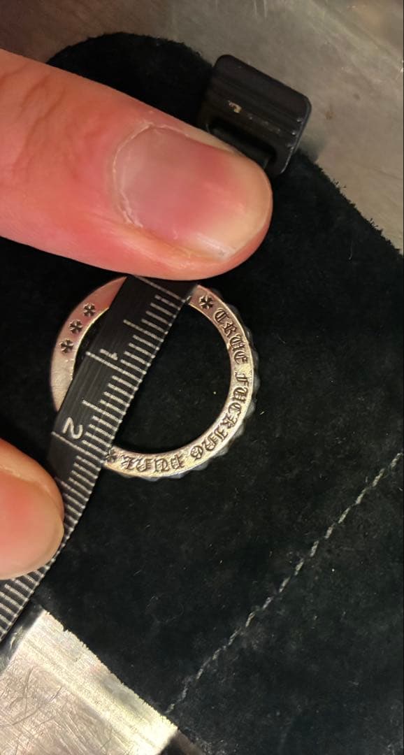 クロムハーツ　CHROME HEARTS TFC スタッズリング