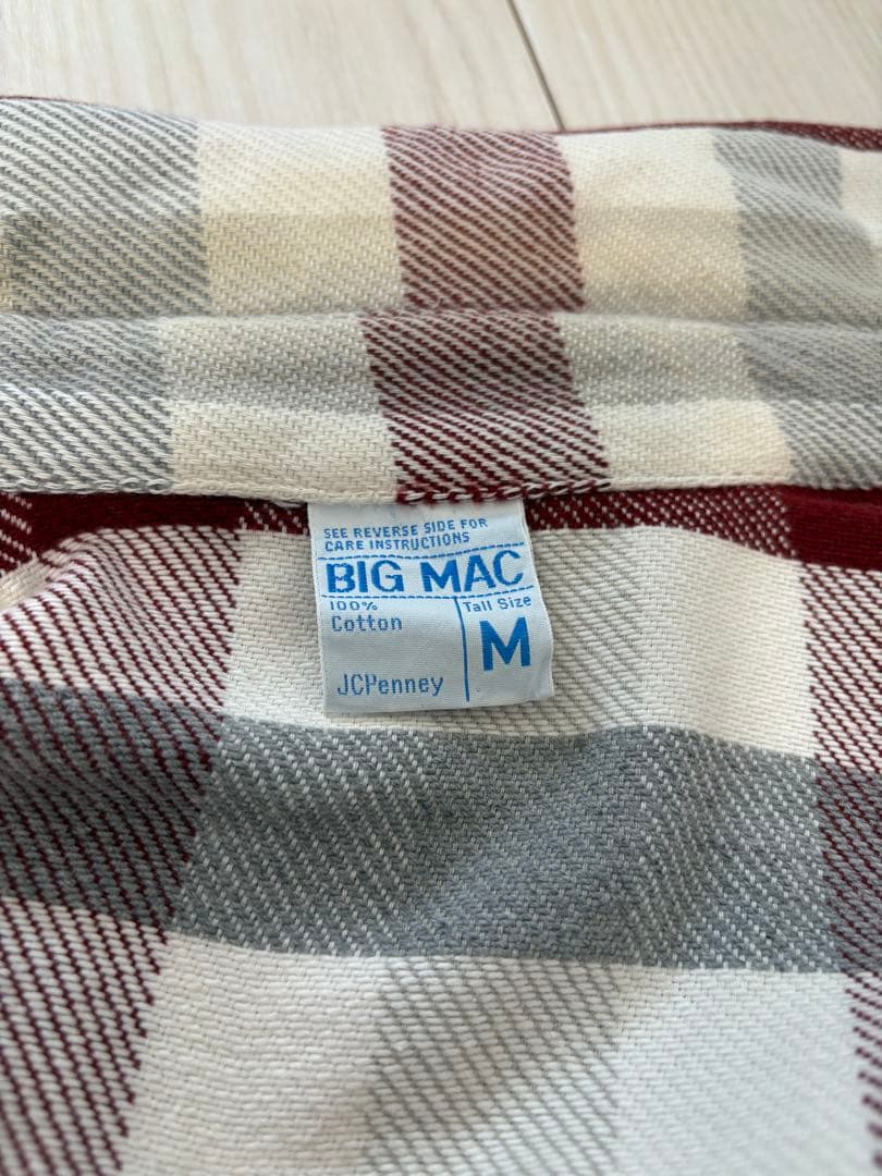 R*1様 70s BIG MAC ヘビーネルシャツ　チェック