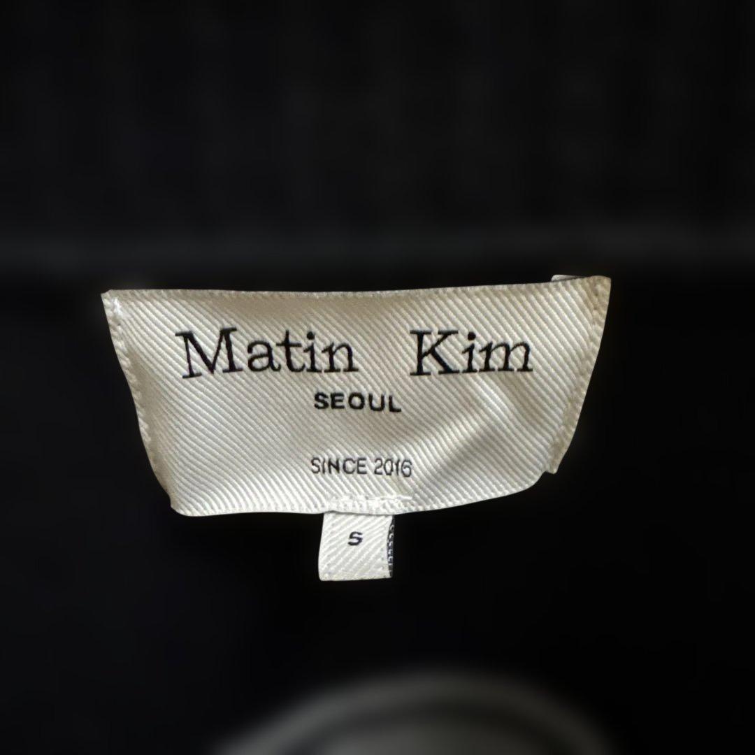 Matin Kim ジップアップセーター ブラック