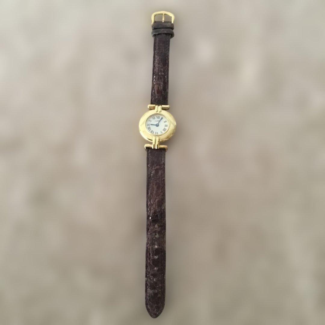 ジャンク品　Cattier カルティエ　レディース腕時計ヴィンテージマストコリゼ