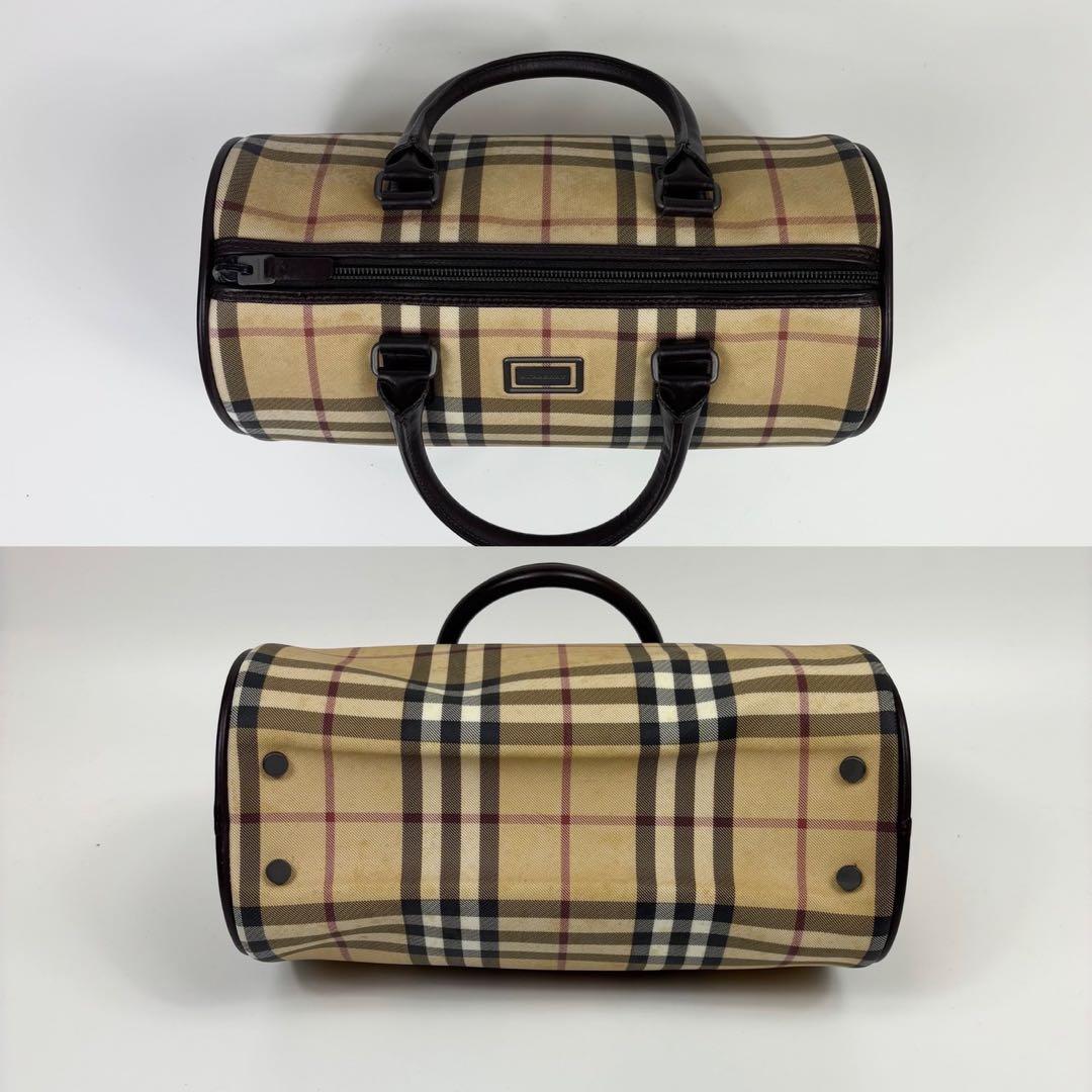BURBERRY　バーバリー　ノバチェック　トートバッグ　ボストンバッグ