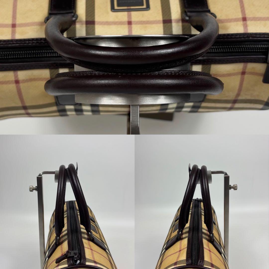 BURBERRY　バーバリー　ノバチェック　トートバッグ　ボストンバッグ