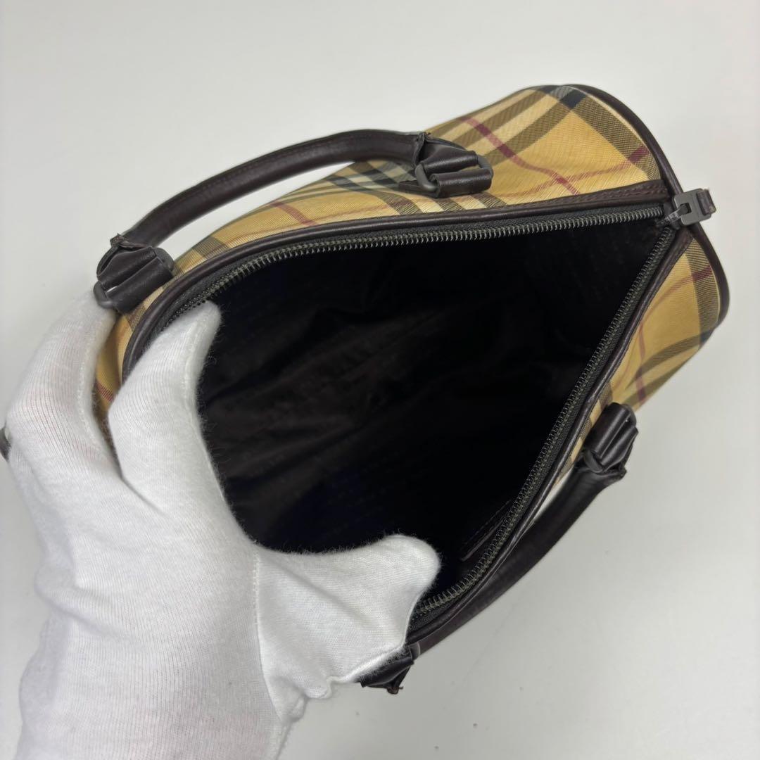 BURBERRY　バーバリー　ノバチェック　トートバッグ　ボストンバッグ