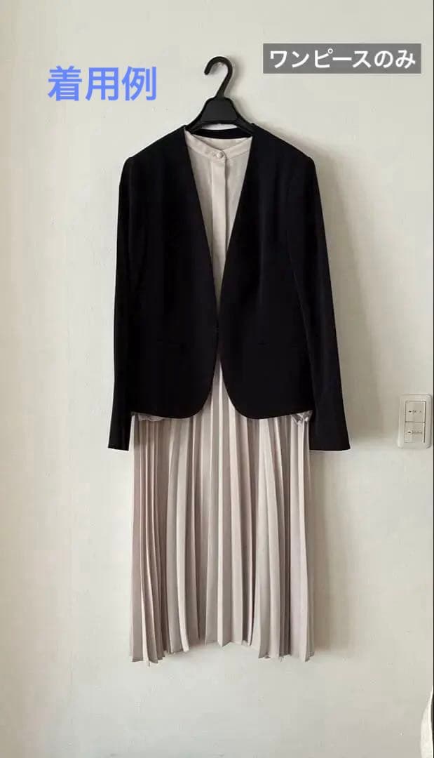 極美品✨　 23区　クリスタルアムンゼン　ワンピース　サイズ44 プリーツ