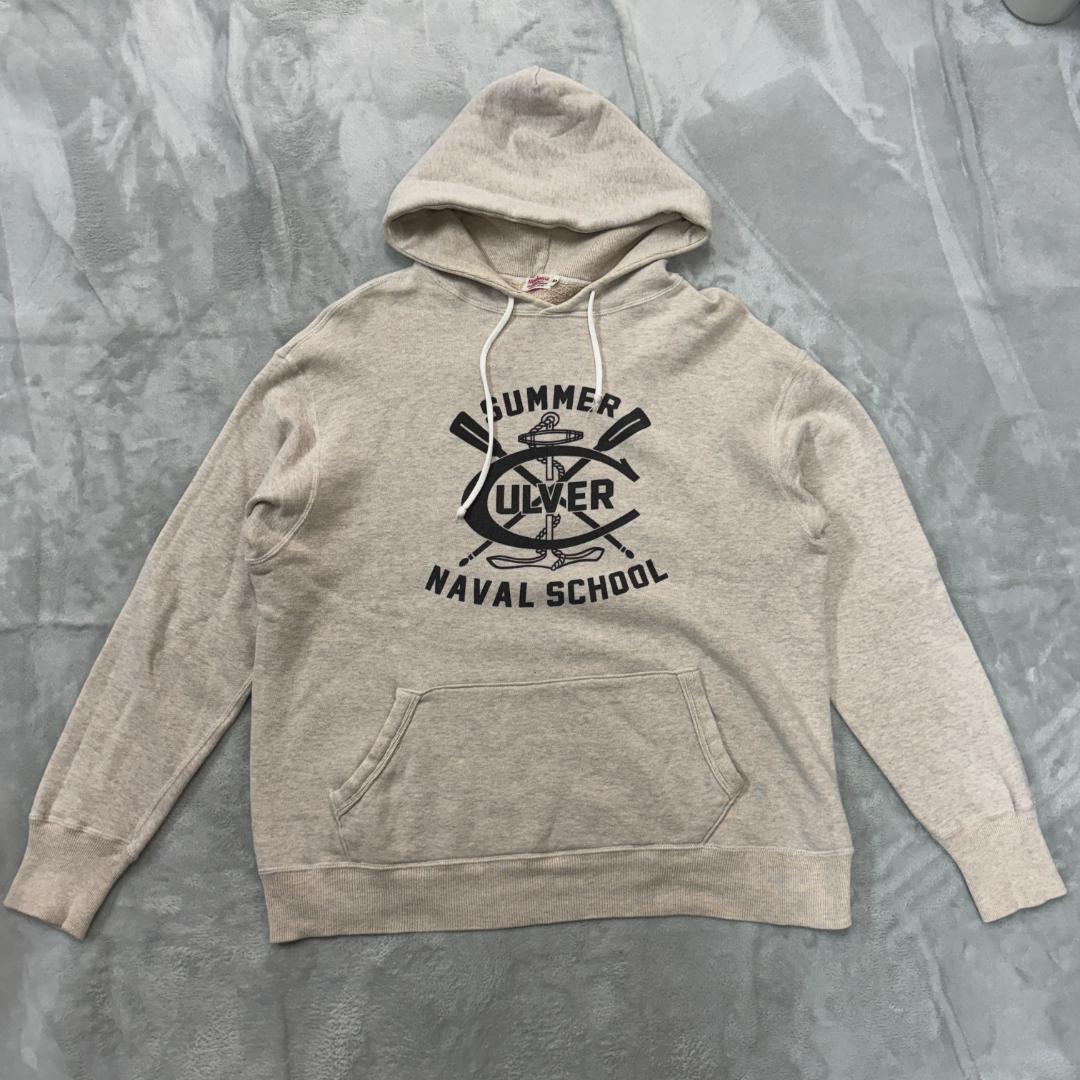 ウェアハウス LOT450 2本針フード プルオーバーパーカー サイズ40