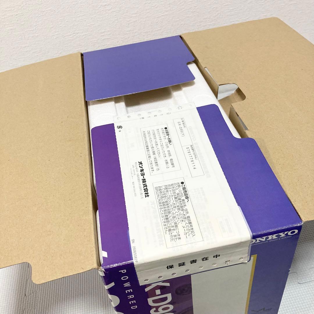 ★未使用品★ ONKYO WAVIO GX-D90(Y) アンプ内蔵スピーカー