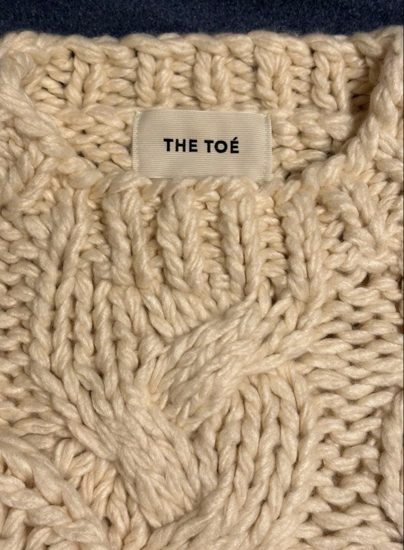THE TOE MARAIS HANDMADE KNIT アイボリー