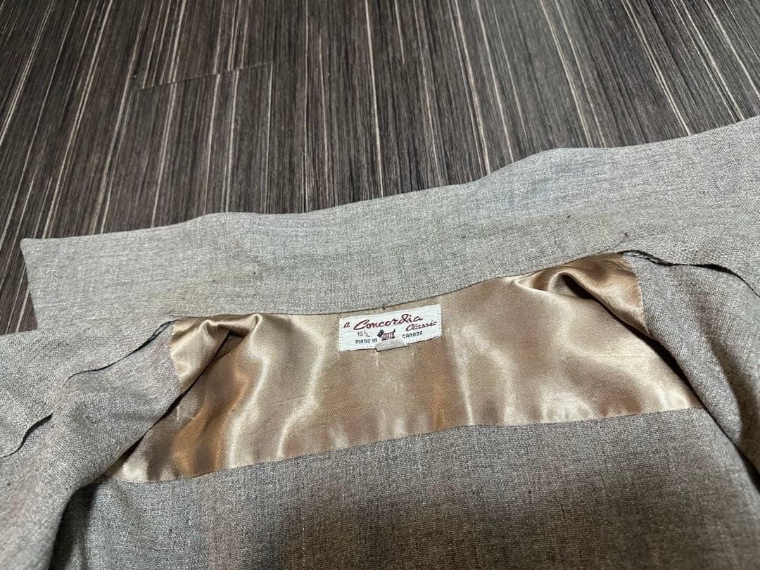 50s a Concordia Classic ウール　オープンカラーシャツ