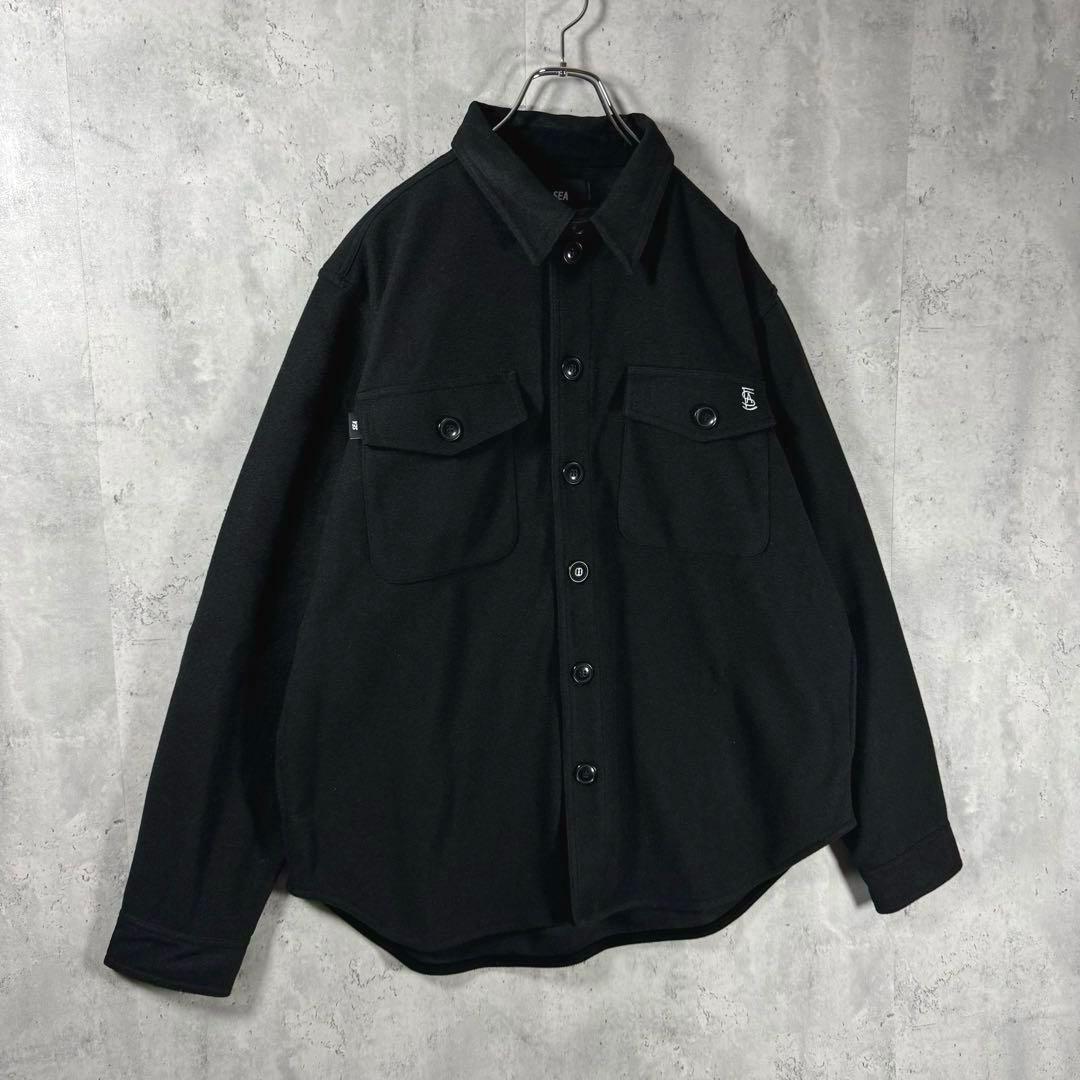 【ミモザさん専用】ウィンダンシー 刺繍ロゴ 厚手 シャツジャケット L