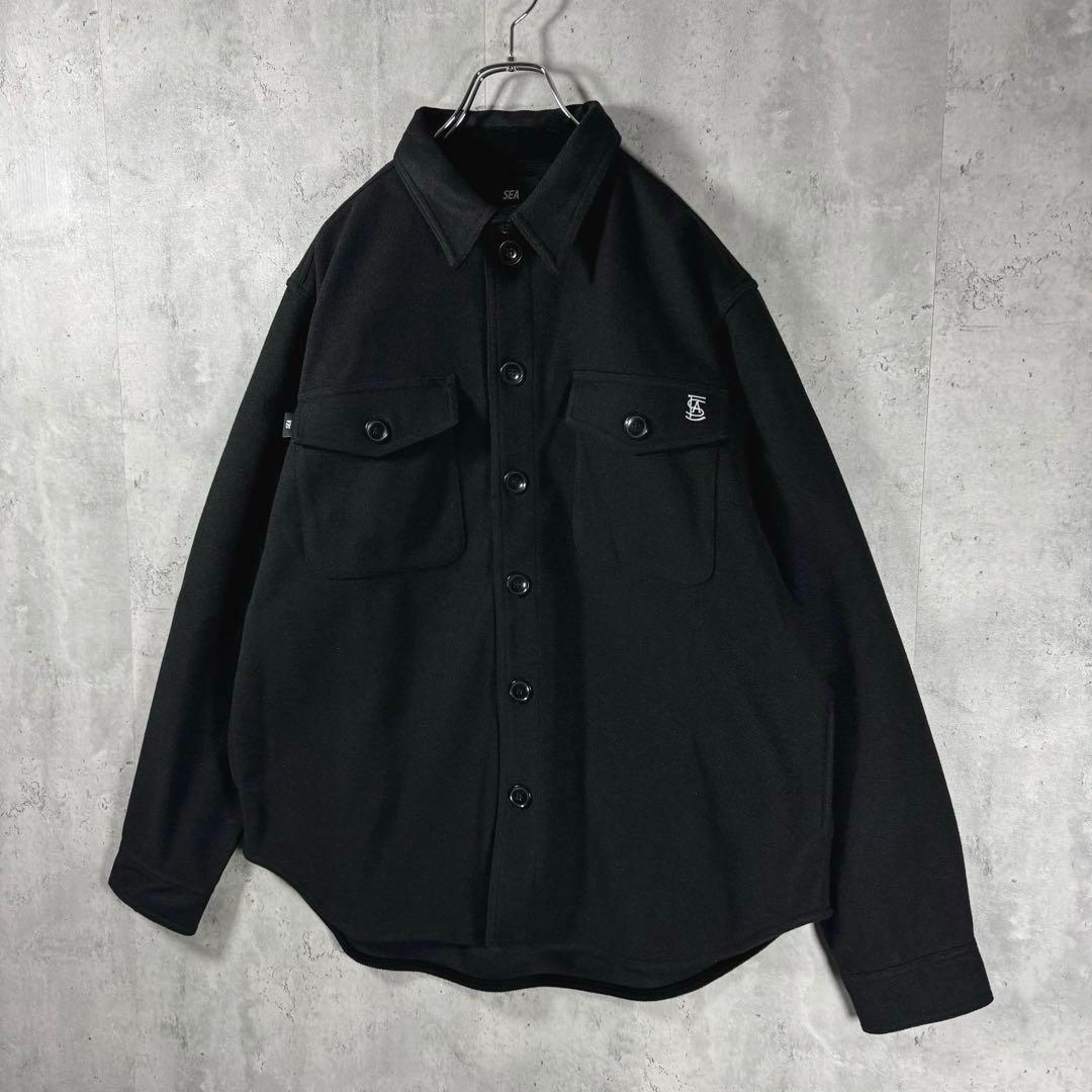 【ミモザさん専用】ウィンダンシー 刺繍ロゴ 厚手 シャツジャケット L