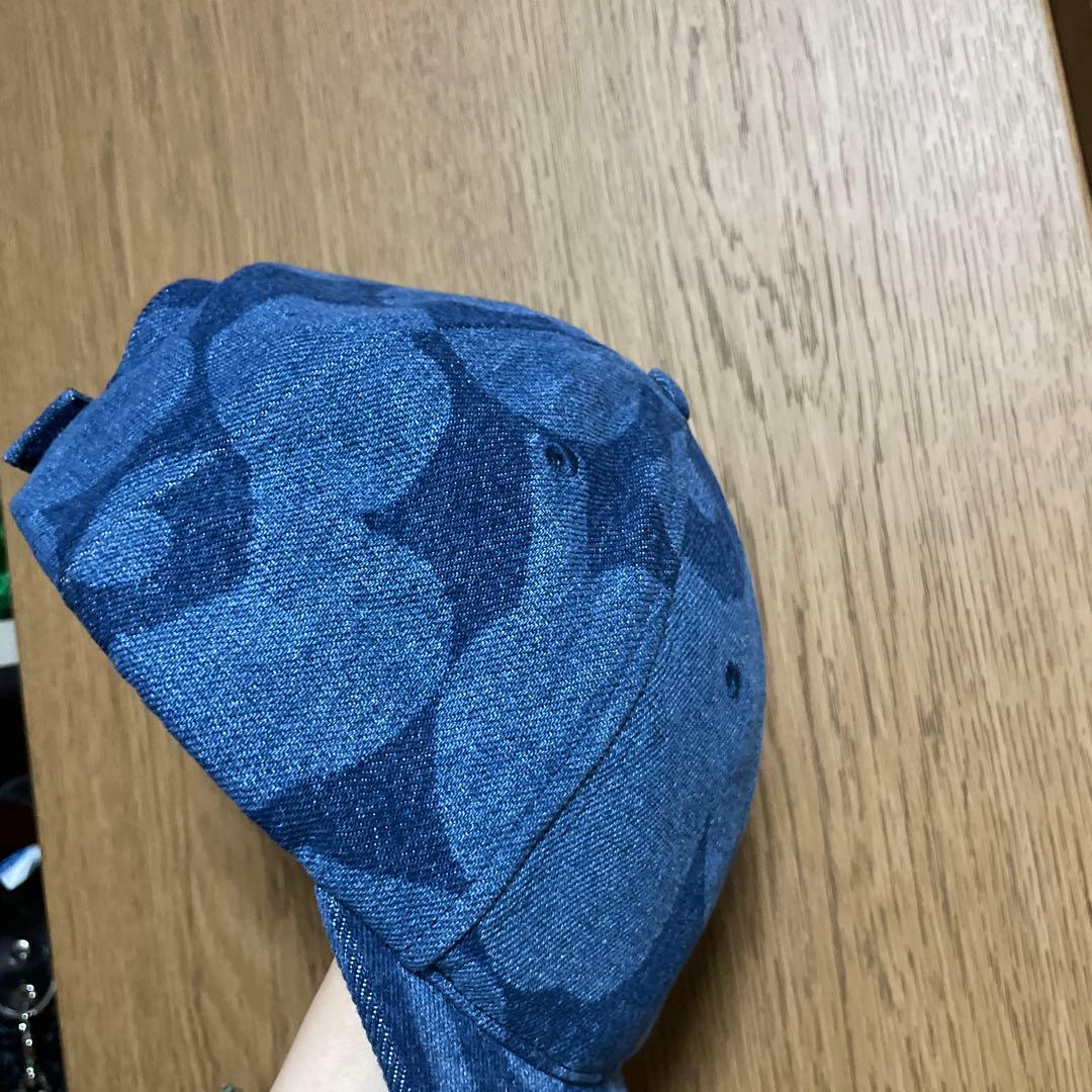 【美品】marimekko デニムキャップ