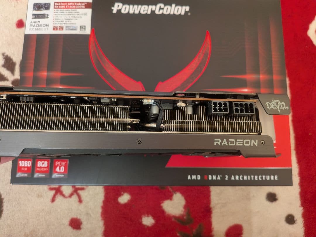 グラフィックボード・グラボ・ビデオカード PowerColor ReD DeViL RX 6600XT 8GB