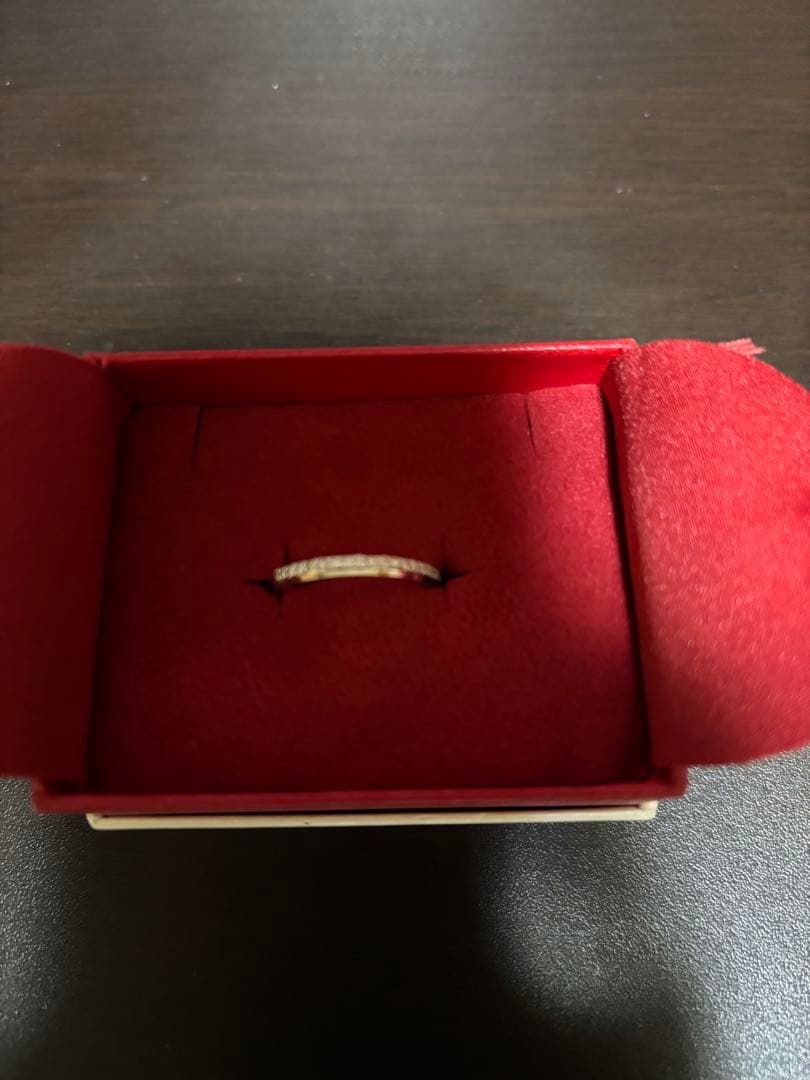 18金ホワイトゴールドダイヤリング13号