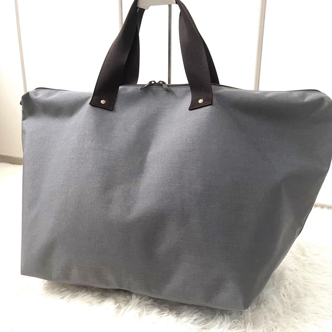 希少☆限定　HerveChapelier☆トラベル　ボストン　裏ロゴ　グレー