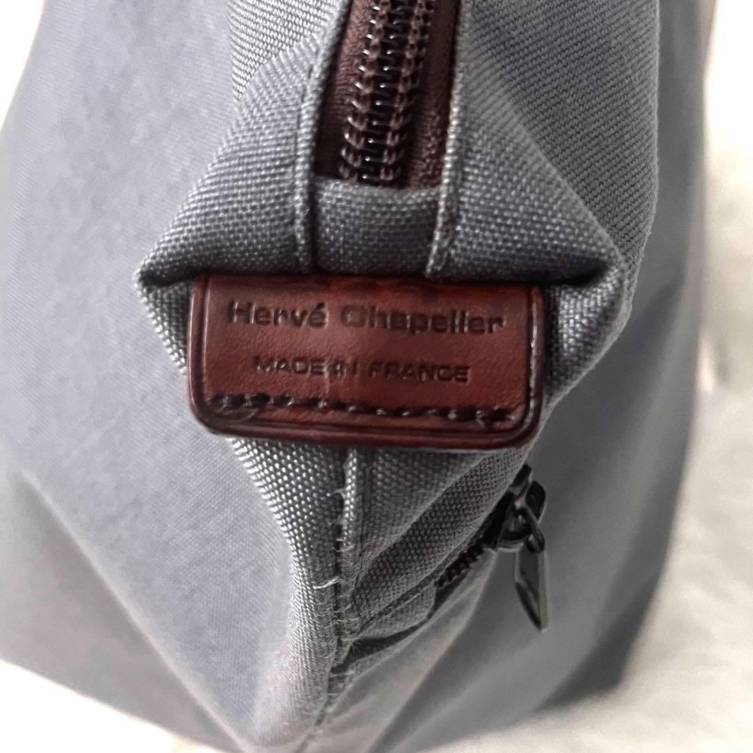 希少☆限定　HerveChapelier☆トラベル　ボストン　裏ロゴ　グレー