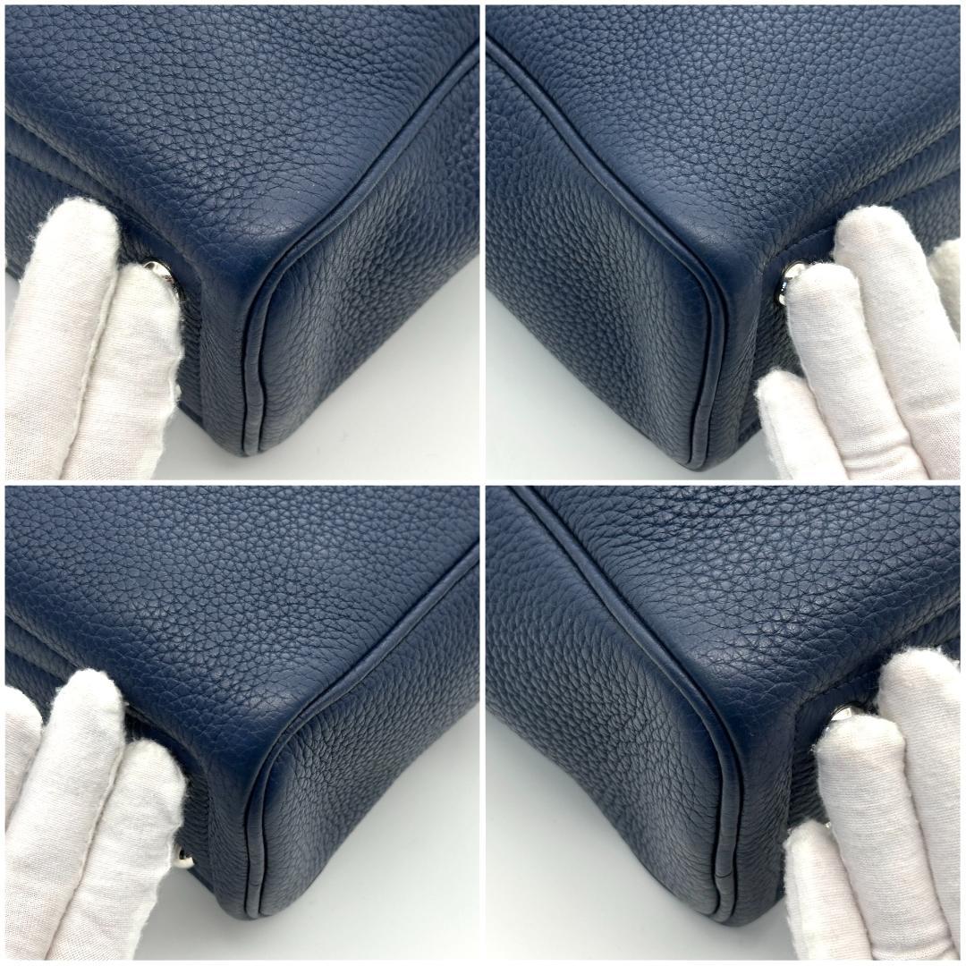 【極美品】エルメス　ヴィクトリア 40 ボストンバッグ　□R刻印　ネイビー