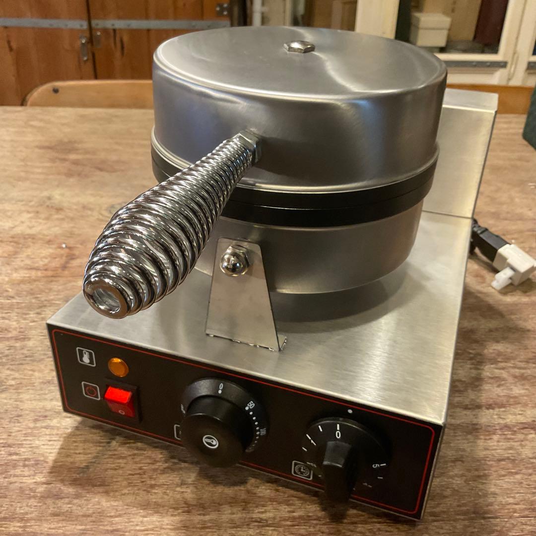 極美品！ワッフルメーカー ワッフルマシン 電気 60Hz パンケーキ 業務用
