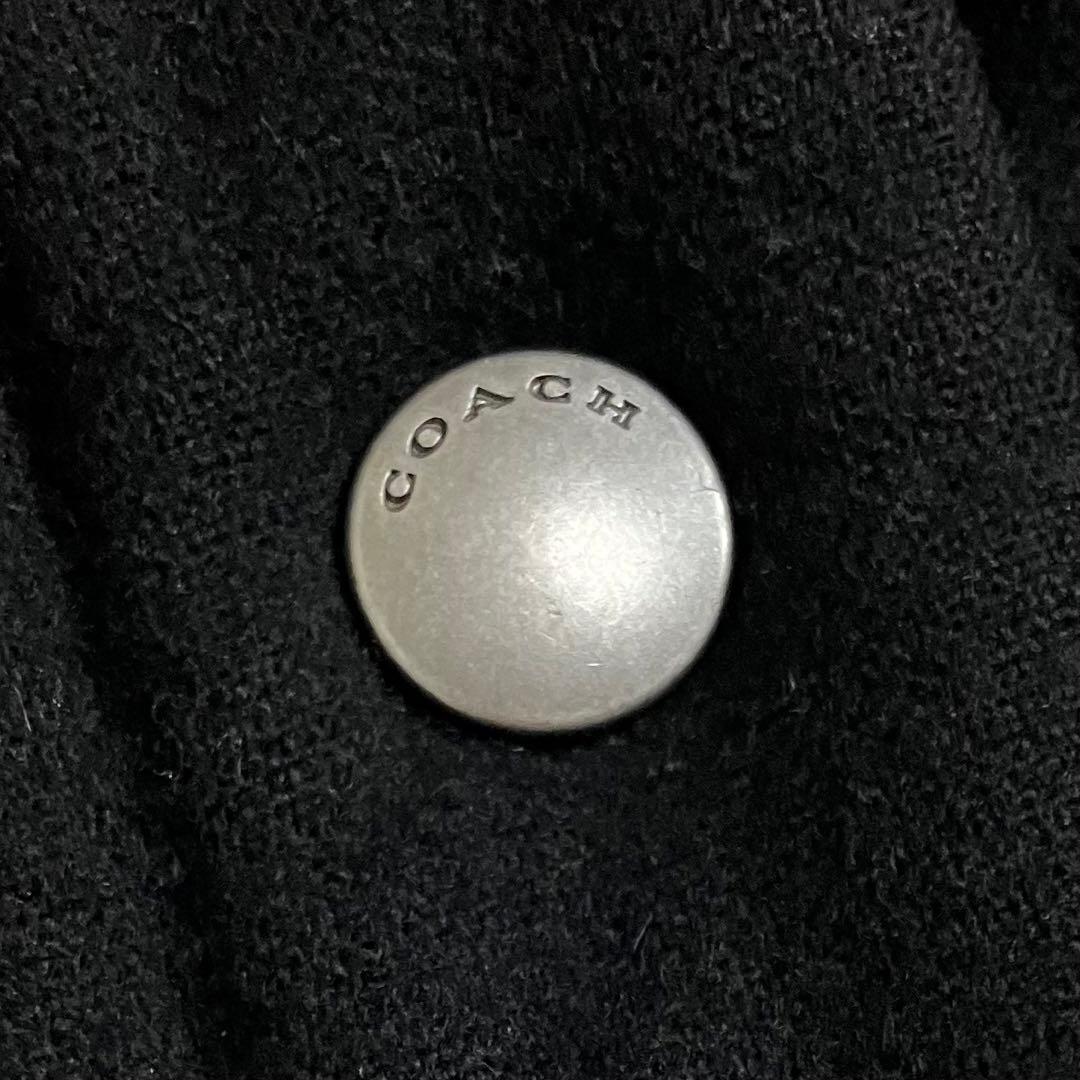 COACH コーチ ダウンジャケット ウール　ブラック レディース　サイズ4