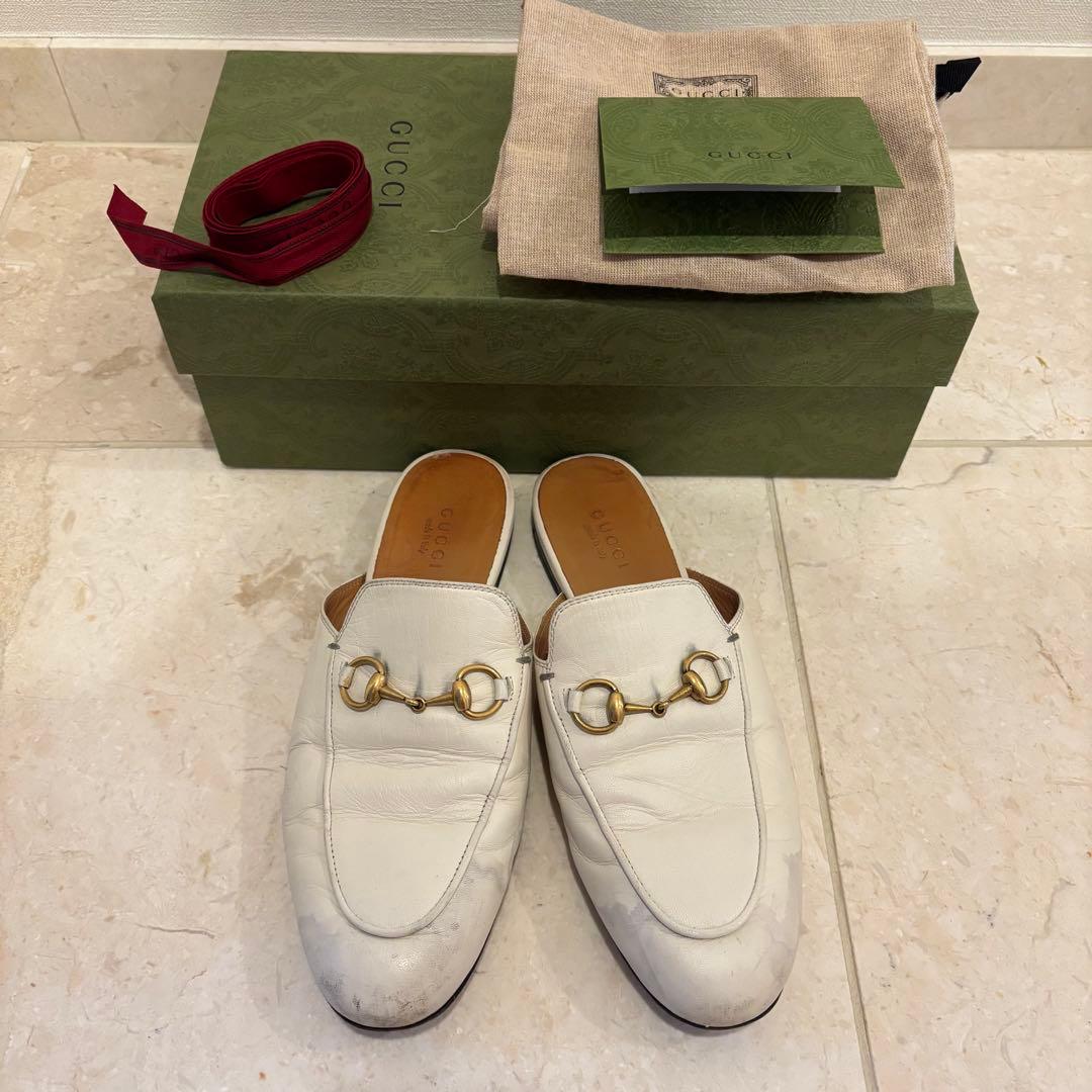 GUCCI レザースリッパ