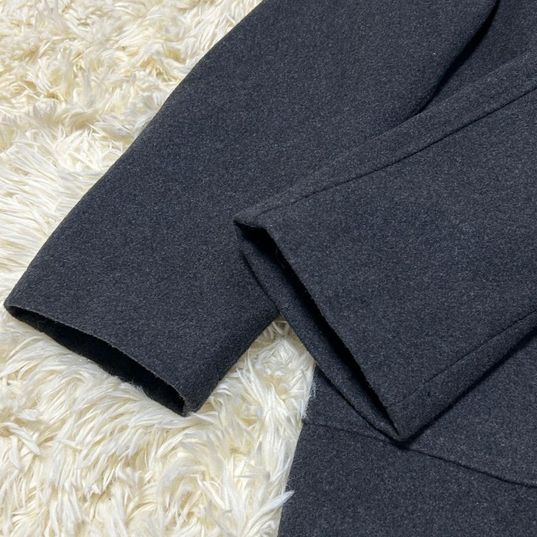 【未使用】EAST BOY イーストボーイ　ダッフルコート　チャコール　9号　M