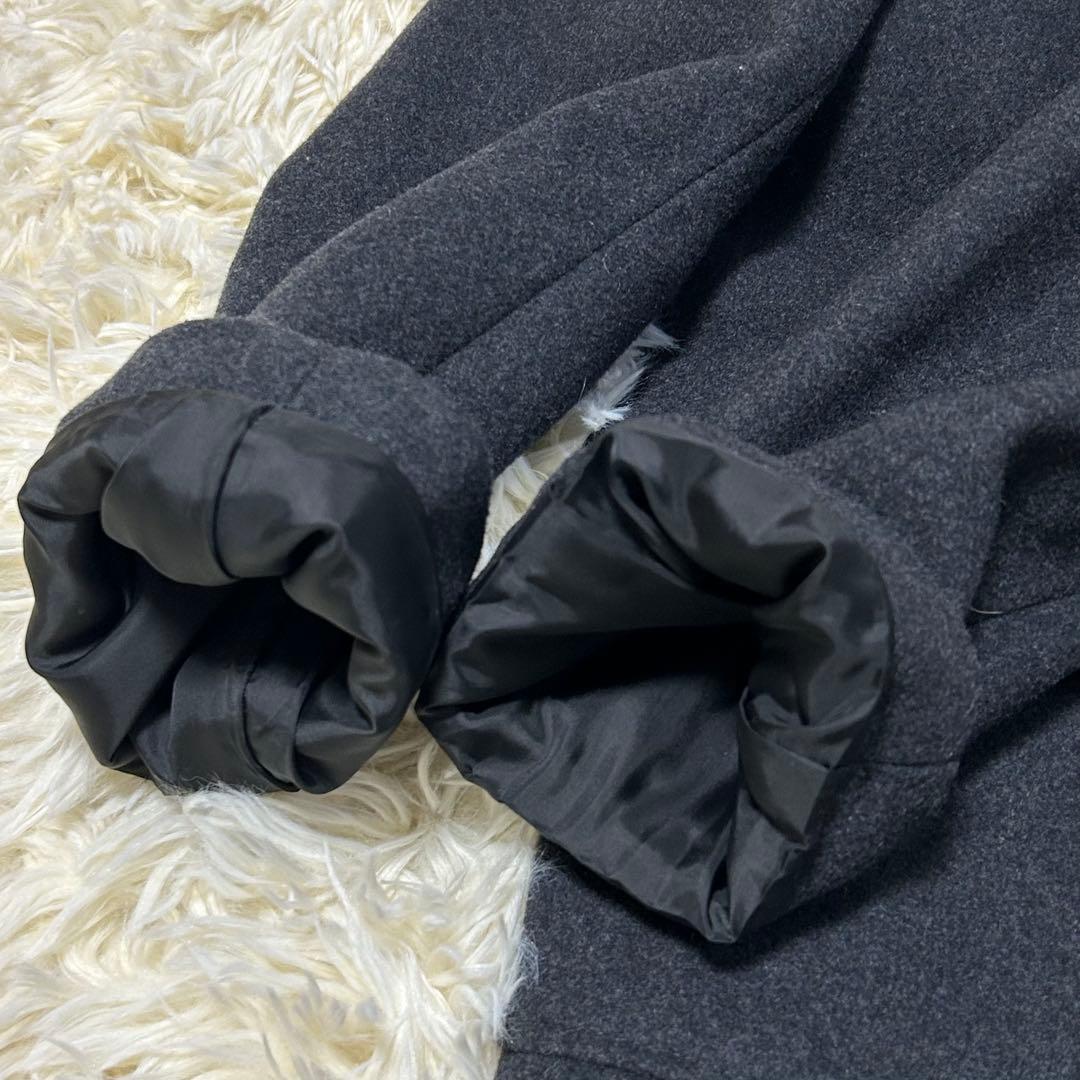 【未使用】EAST BOY イーストボーイ　ダッフルコート　チャコール　9号　M