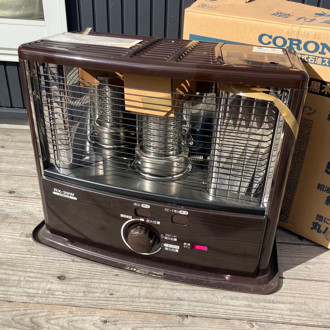 未使用品 CORONAコロナ RX-29W-MK 石油ストーブ 自然通気形開放式