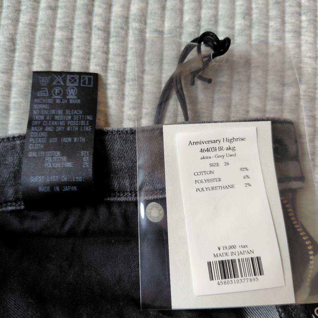 ＊新品タグ付＊レッドカード 46403HRアニバーサリーデニム 26 黒