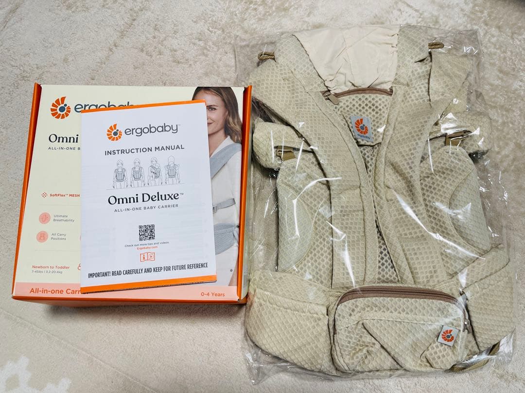 【新品】Ergobaby(エルゴベビー)OMNI Deluxe Mesh抱っこ紐