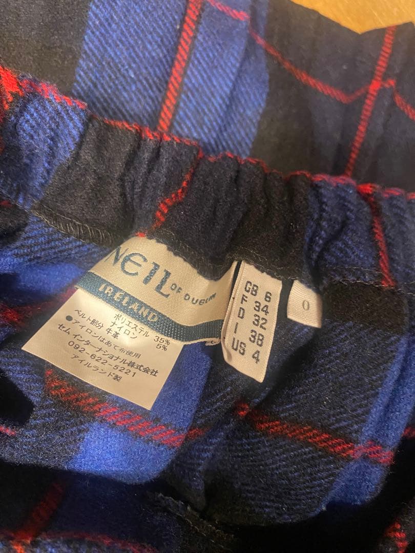 O'NEIL of DUBLIN dessin プリーツスカート