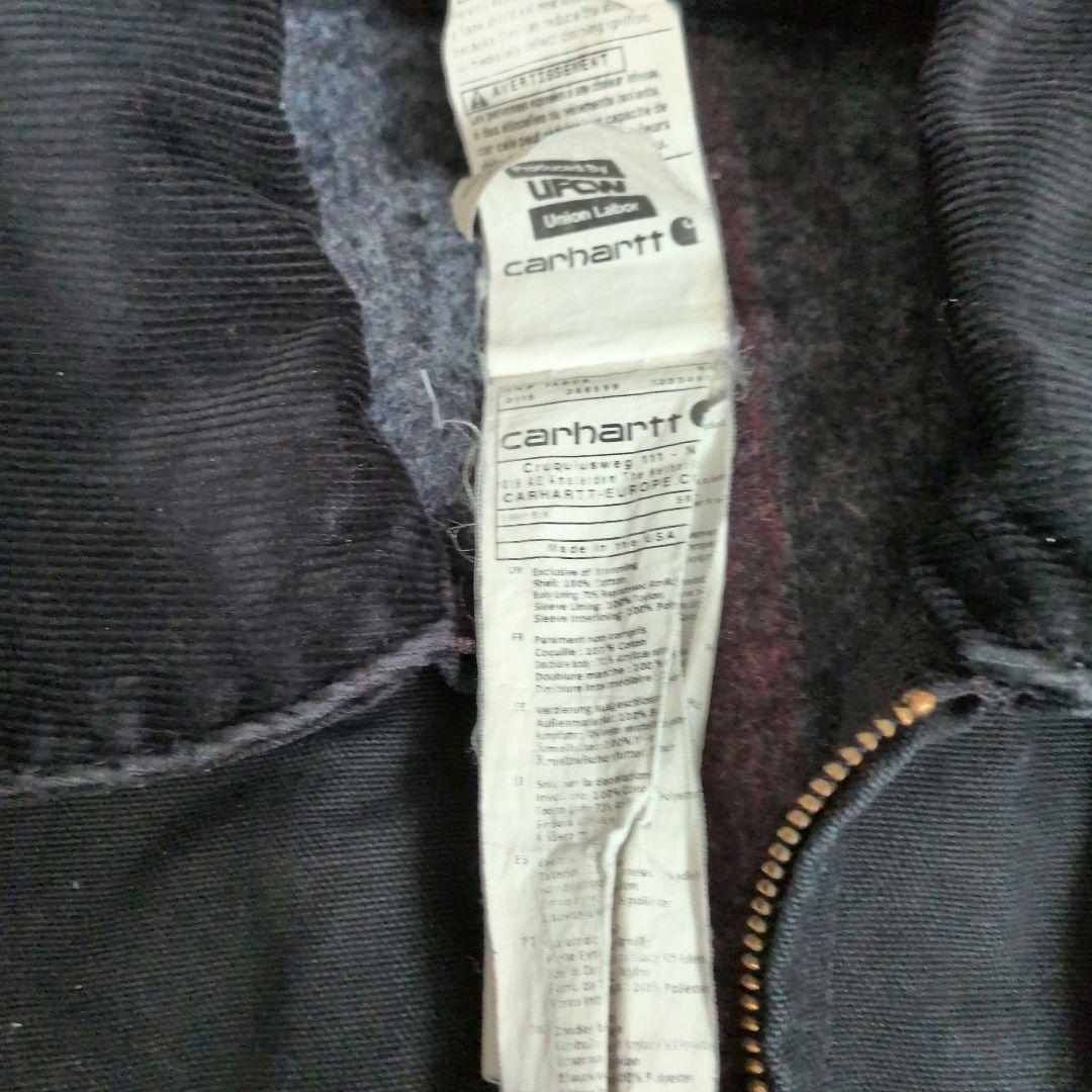 USA製　カーハート　デトロイトジャケット　Sサイズ　J001 BLACK 90