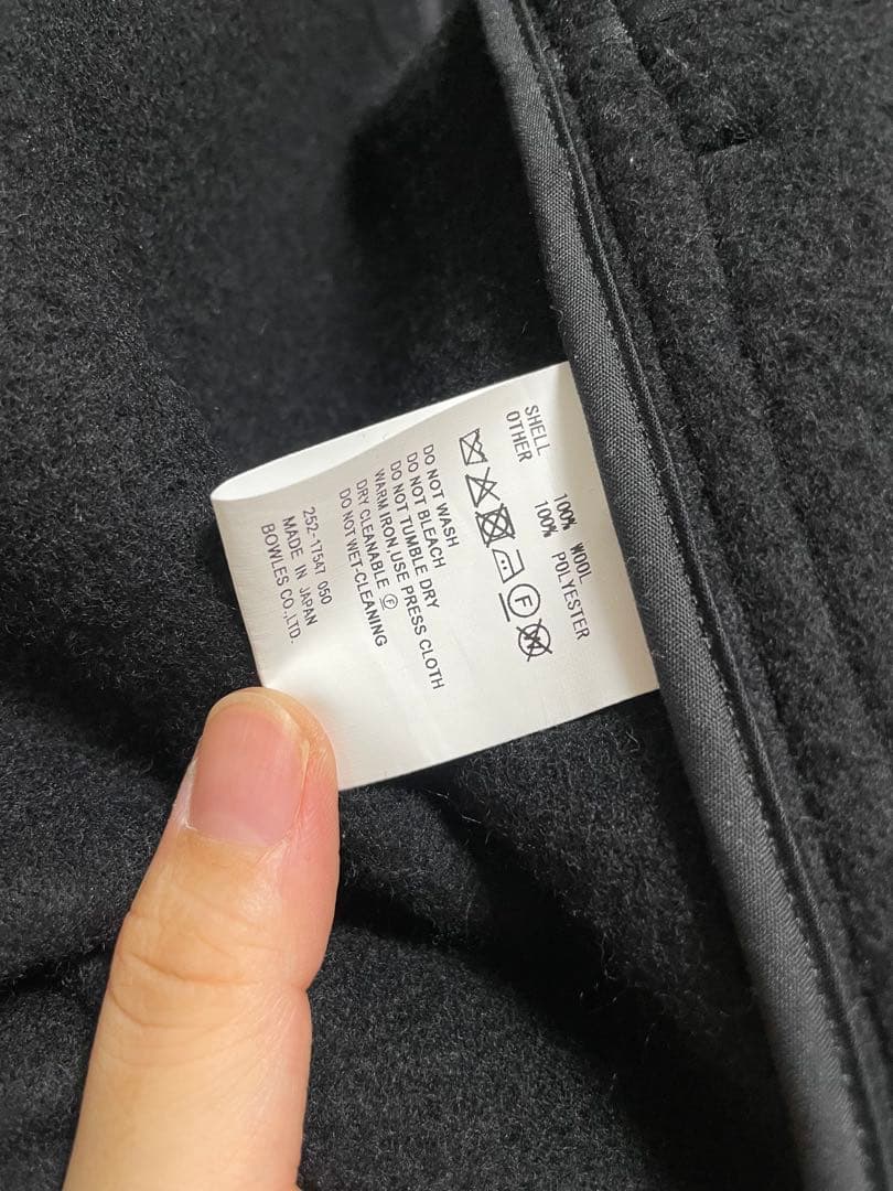 HYKE DOUBLE FACE DUFFLE JACKET サイズ1