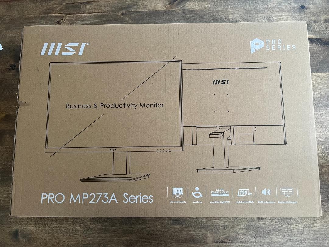 MSI Pro MP273A 27インチ PCディスプレイモニター