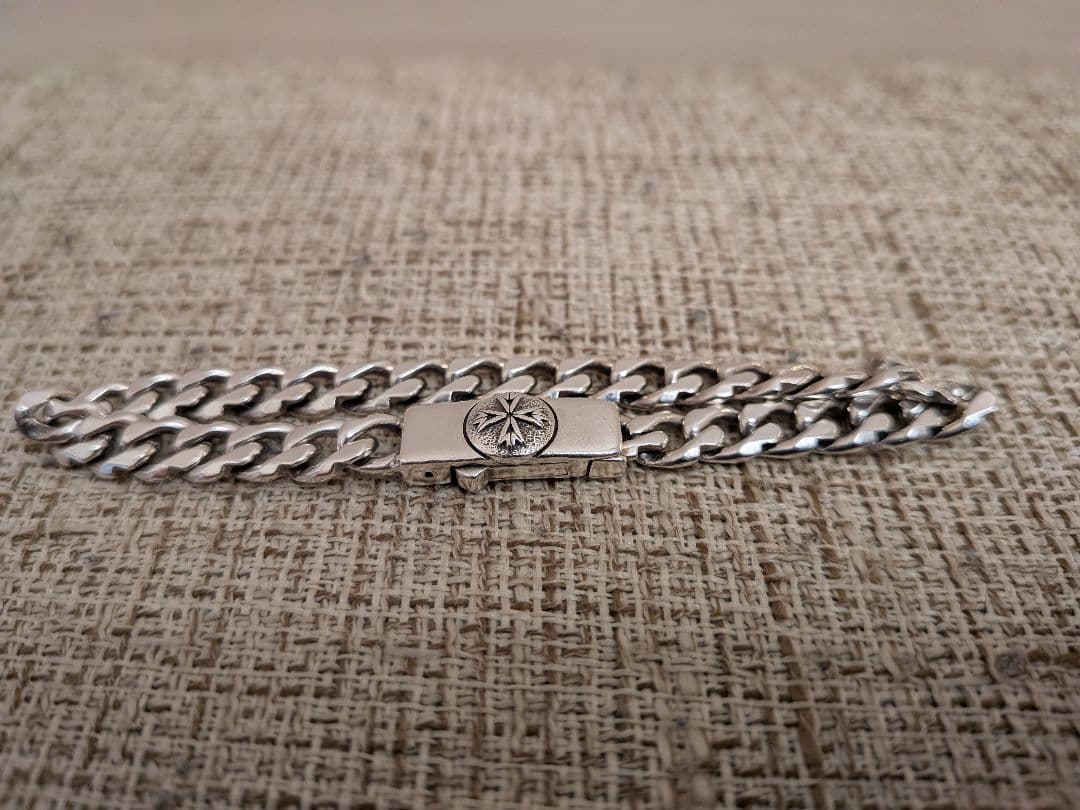 Emanuele Bicocchi ロゴ ブレスレット シルバー