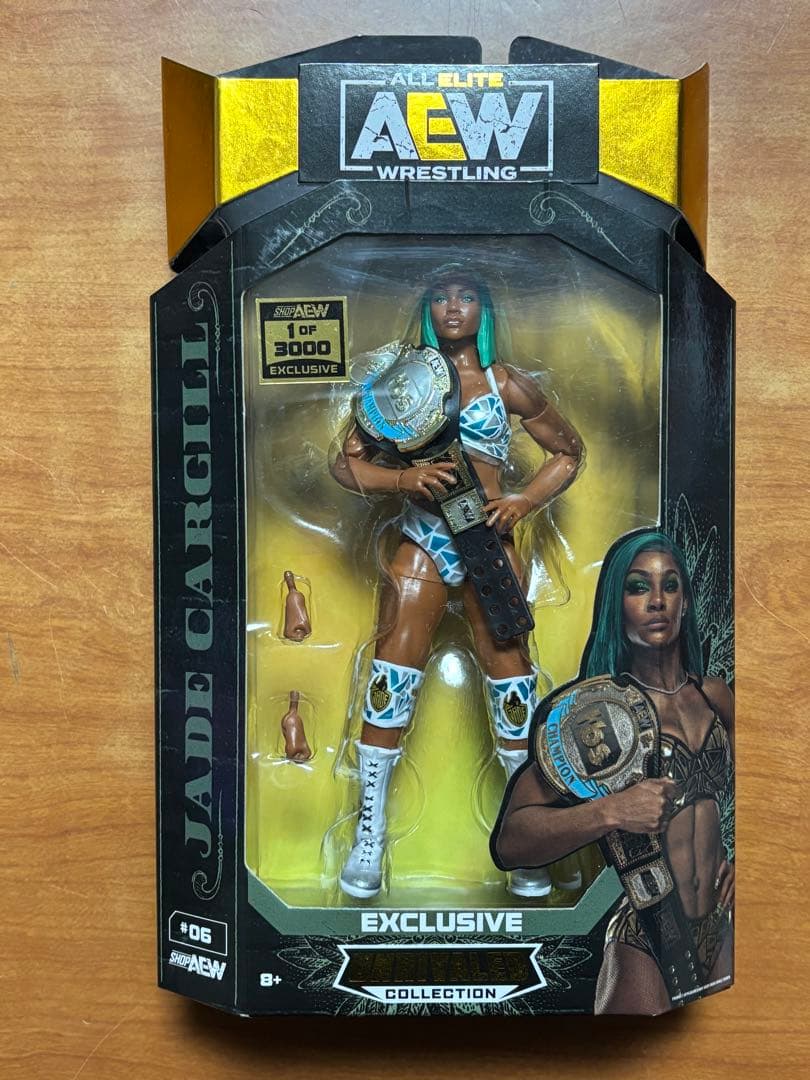 3000体限定　激レア　ジェイド・カーギル　フィギュア　WWE JAZWARES